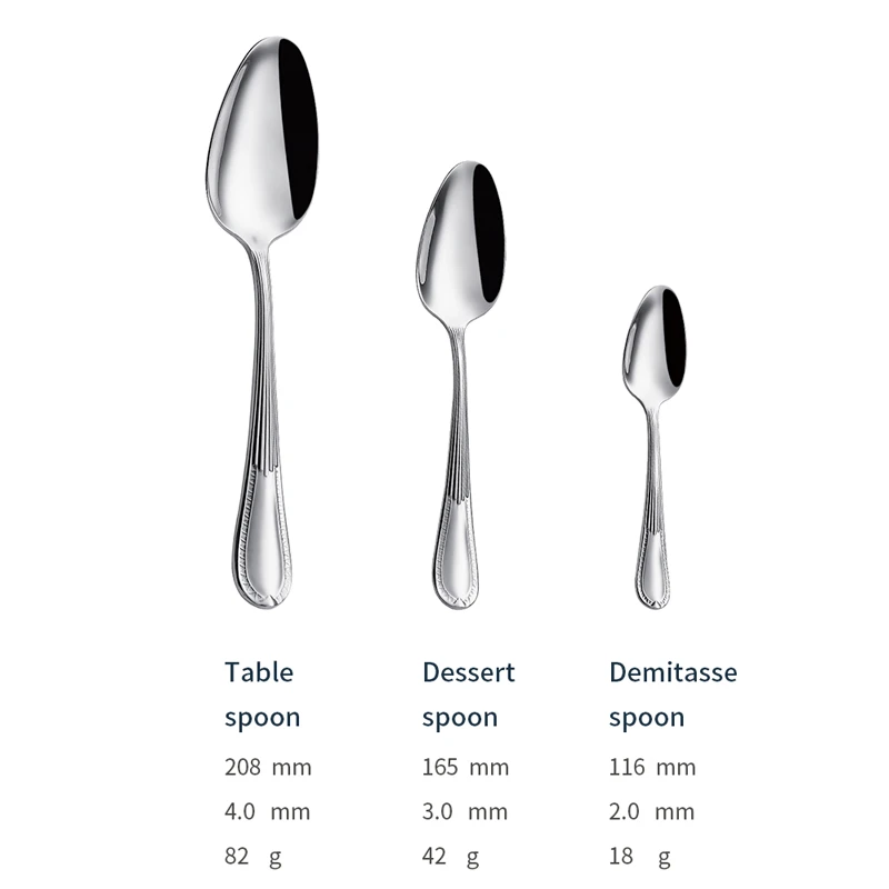 أدوات مائدة كلاسيكية J001 مورد ملاعق وشوك وسكاكين من الفولاذ المقاوم للصدأ بالجملة