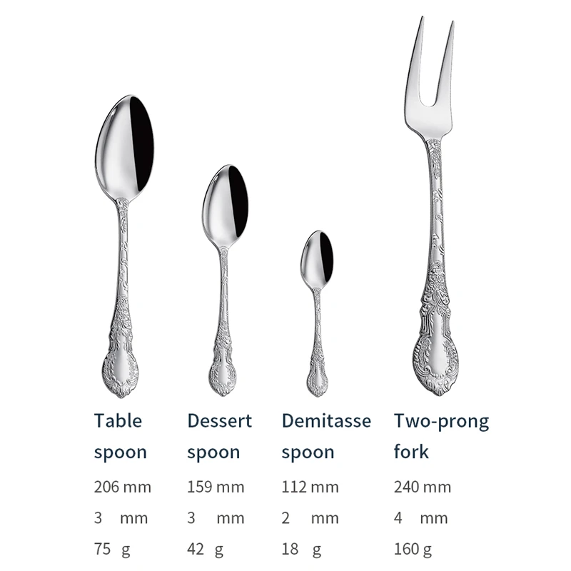 j002 toptan klasik çatal bıçak takımı paslanmaz çelik kaşık çatal bıçak