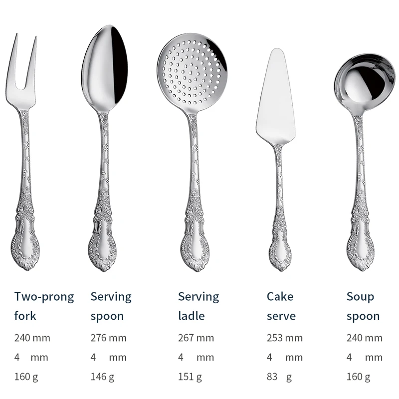 j002 toptan klasik çatal bıçak takımı paslanmaz çelik kaşık çatal bıçak