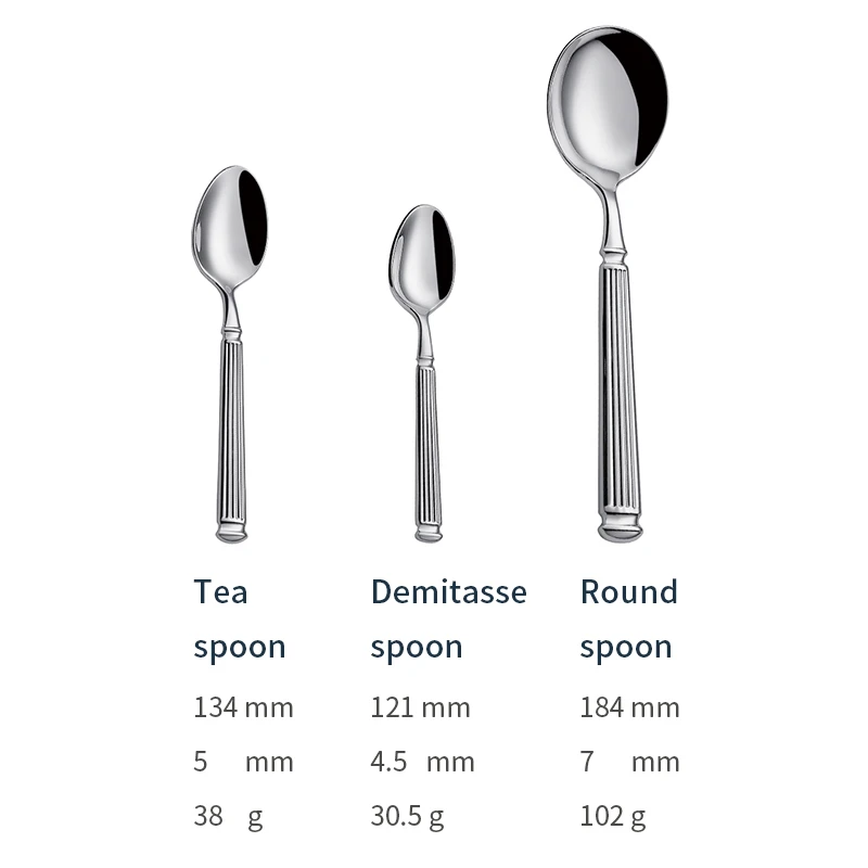 j004 customized classic tableware stainless steel spoons forks knife