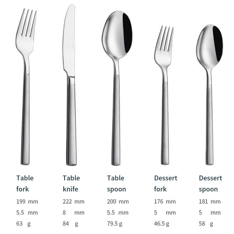 j006 classic cutlery sets supplier stainless steel spoons forks knife