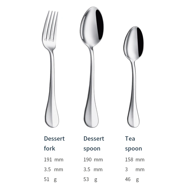 j006 classic cutlery sets supplier stainless steel spoons forks knife (复制)