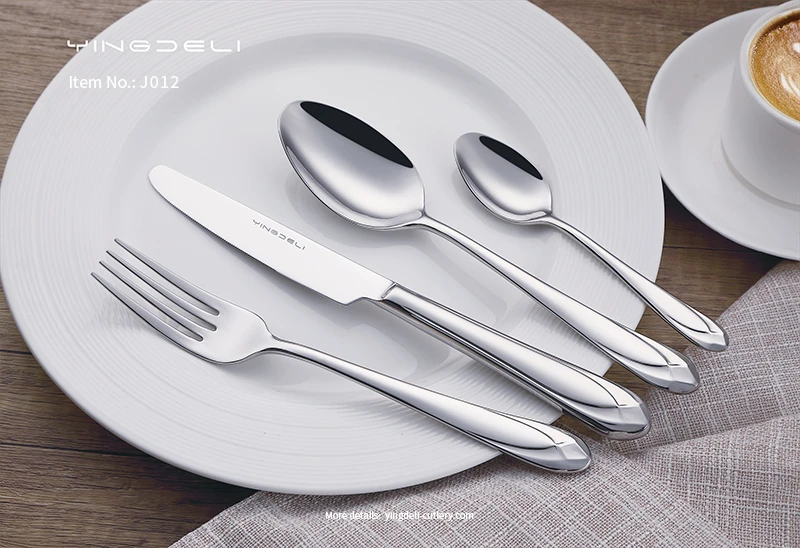 j012 classic silverware supplier stainless steel spoons forks knife