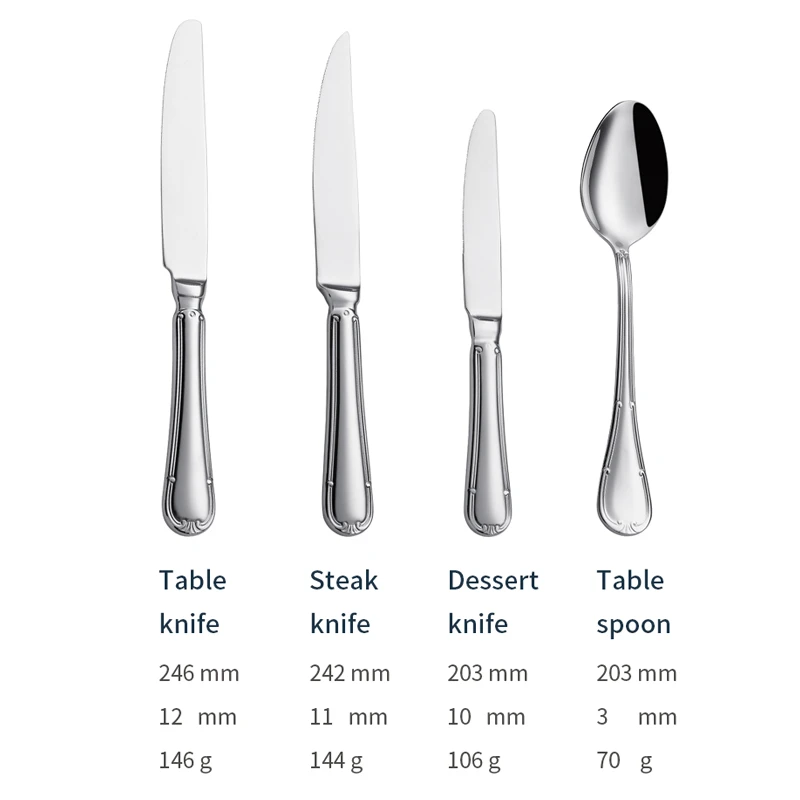 j014 buy classic cutlery bulk stainless steel spoons forks knife
