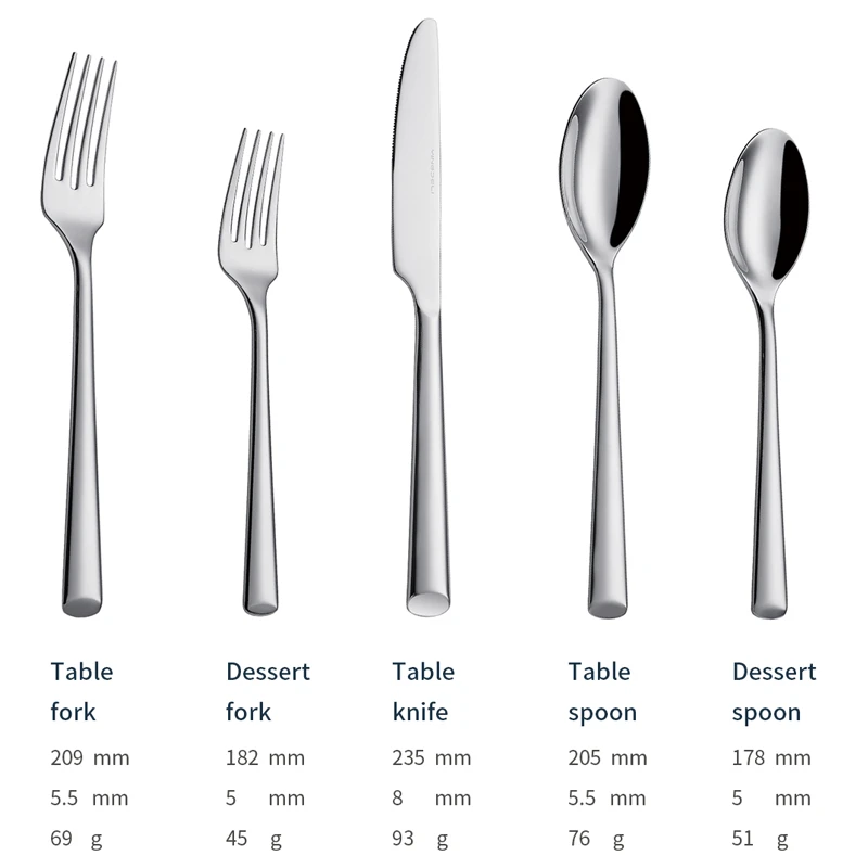 j018 wholesale classic flatware stainless steel spoons forks knife