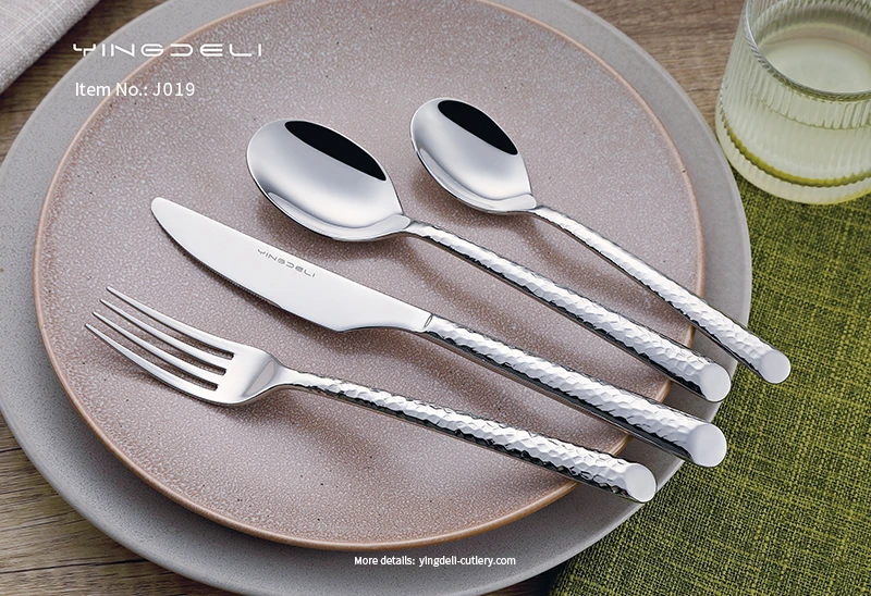 j019 customized classic cutlery for commercial use