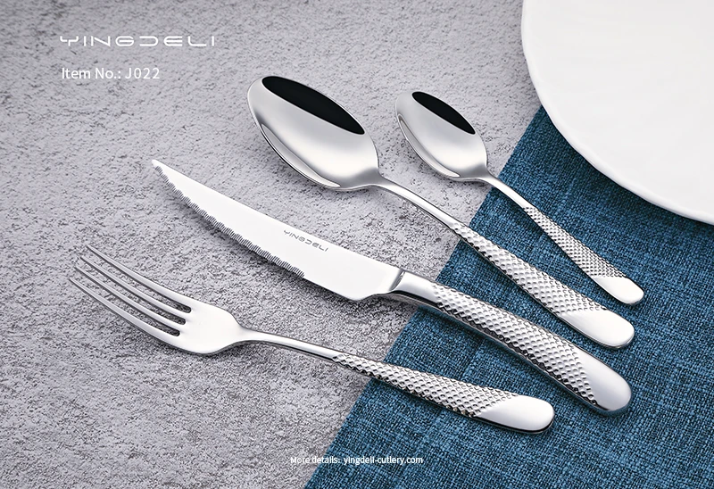 j022 wholesale classic silverware sets for export