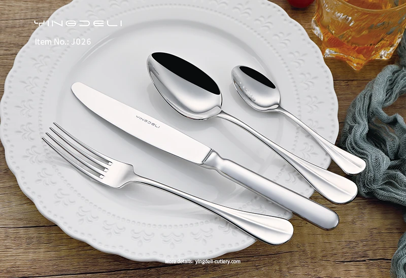 j026 factory wholesale classic silverware for hotels