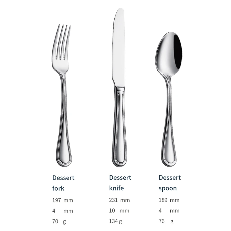j027 customized classic flatware stainless steel spoons forks knife bulk