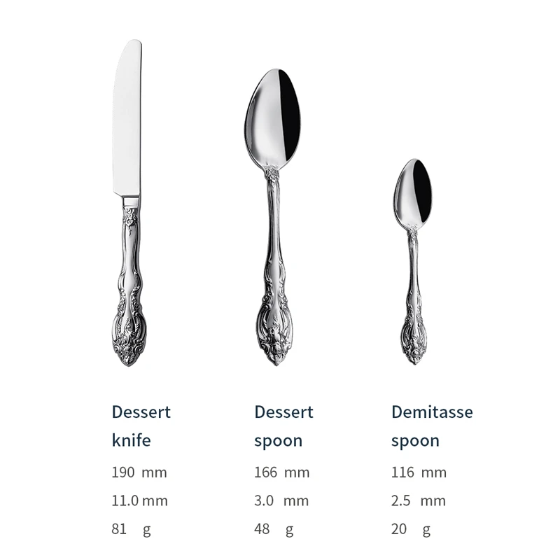 s005 factory direct luxurious flatware for wholesale clients
