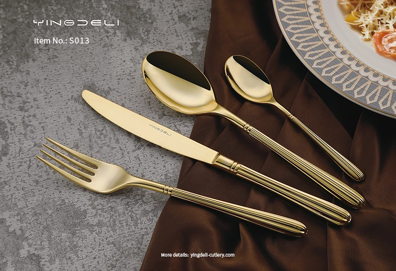 s013 etkinlikler için toptan lüks sofra takımları