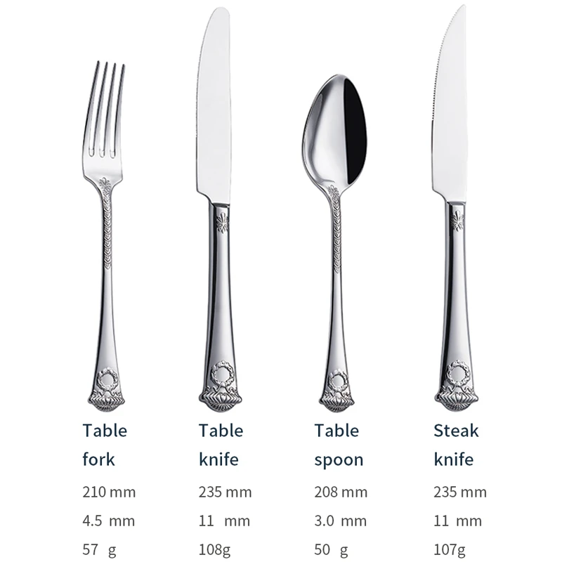x003 buy modern silverware sets from factory supplier