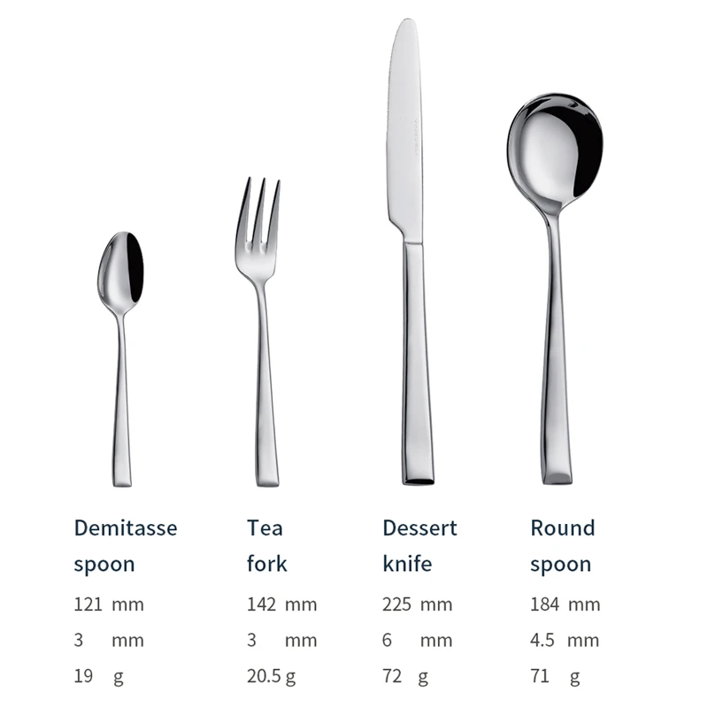 x004 customized modern tableware stainless steel spoons forks knife