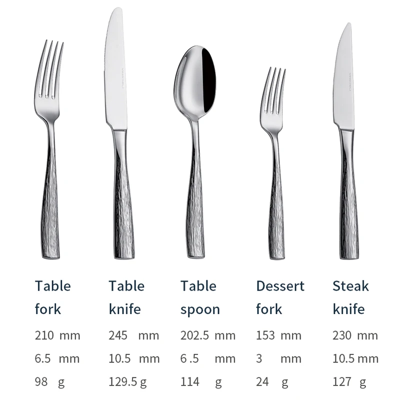 x006 modern cutlery sets supplier stainless steel spoons forks knife