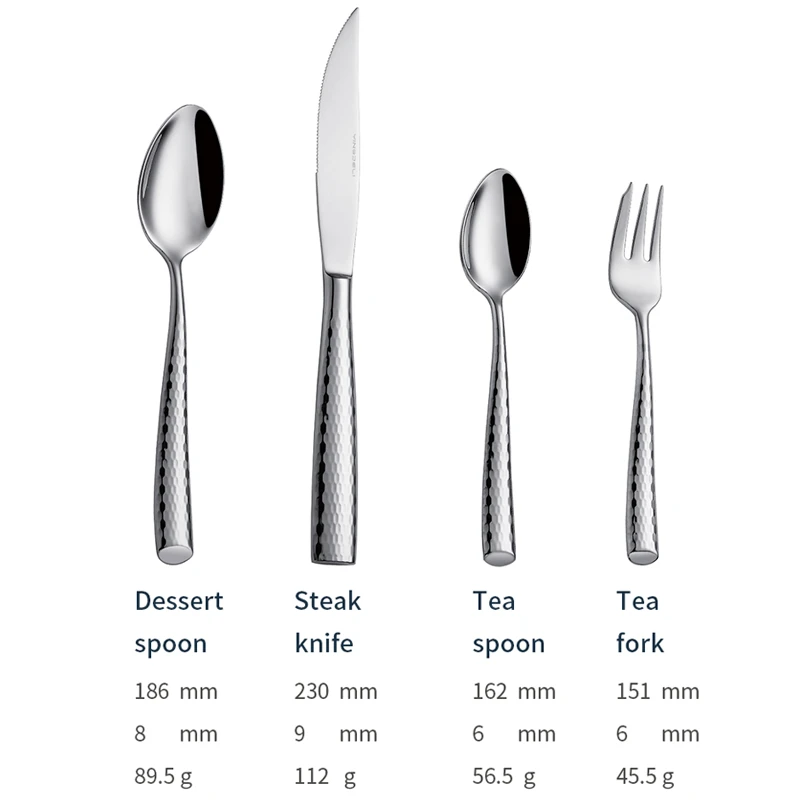 x007 wholesale modern silverware for catering & events