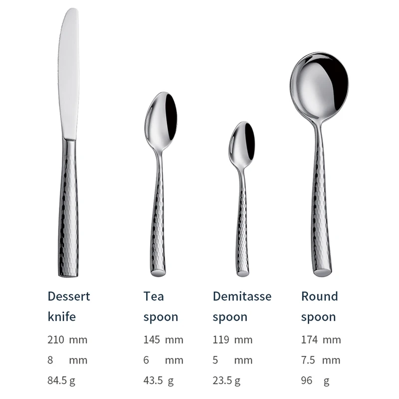 x007 wholesale modern silverware for catering & events