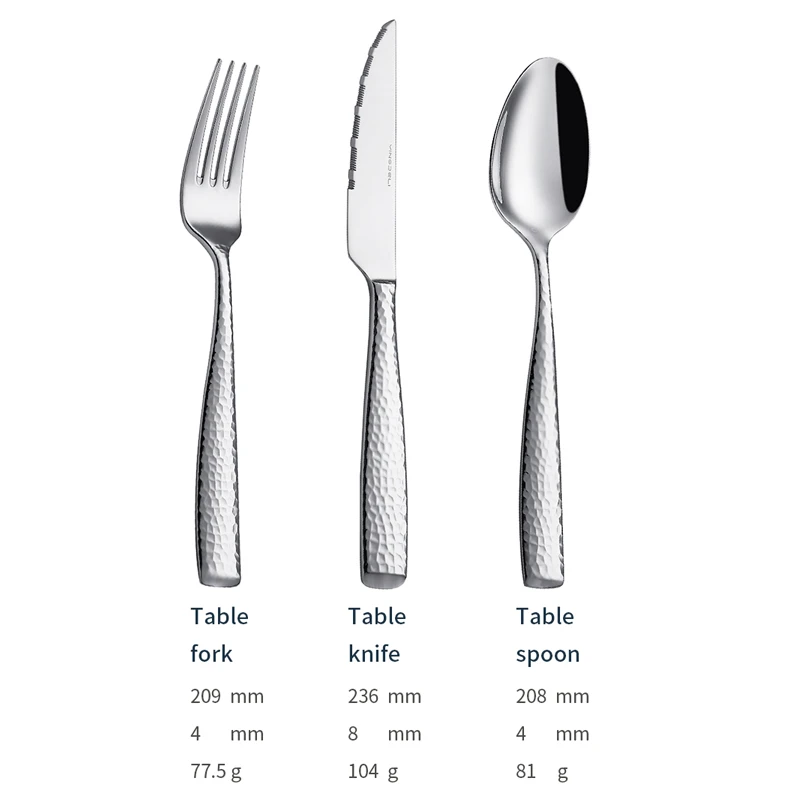 x010 customized modern flatware stainless steel spoons forks knife