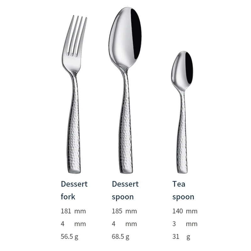 x010 customized modern flatware stainless steel spoons forks knife