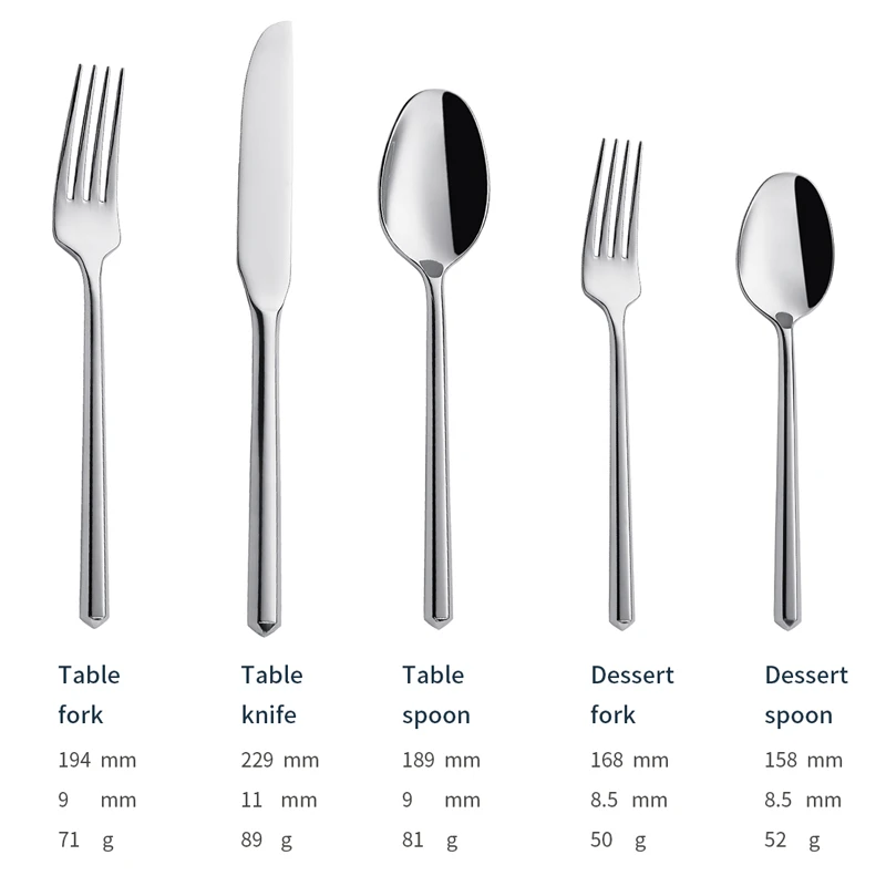 x015 modern flatware supplier with custom design options