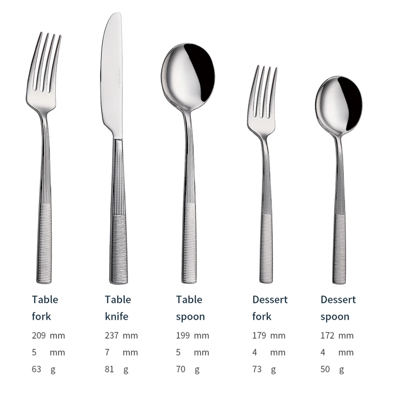 x023 modern cutlery manufacturer stainless steel spoons forks knife