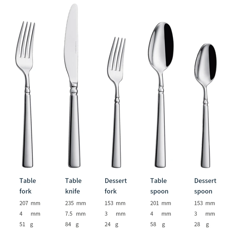 x025 bulk modern tableware stainless steel spoons forks knife supplier