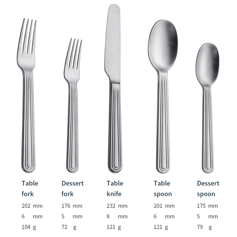 x026 factory wholesale modern silverware for hotels