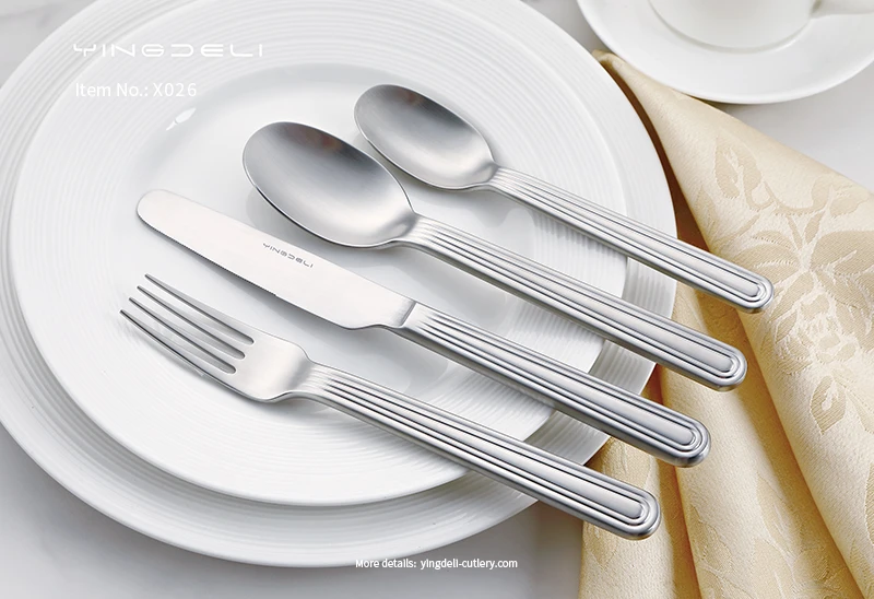 x026 factory wholesale modern silverware for hotels