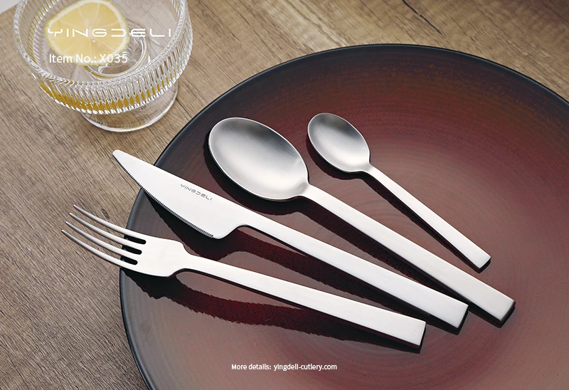 x035 wholesale modern cutlery sets for special events