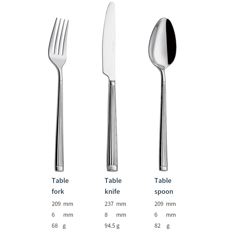 x039 factory modern stainless steel spoons forks knife supply
