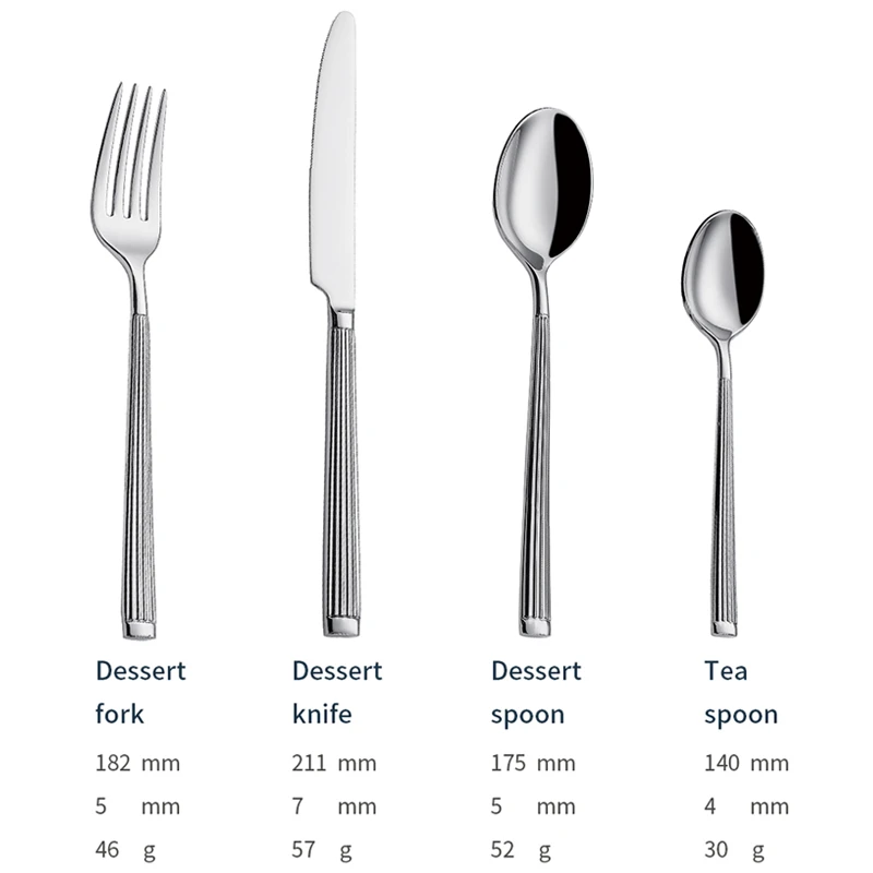 x039 factory modern stainless steel spoons forks knife supply