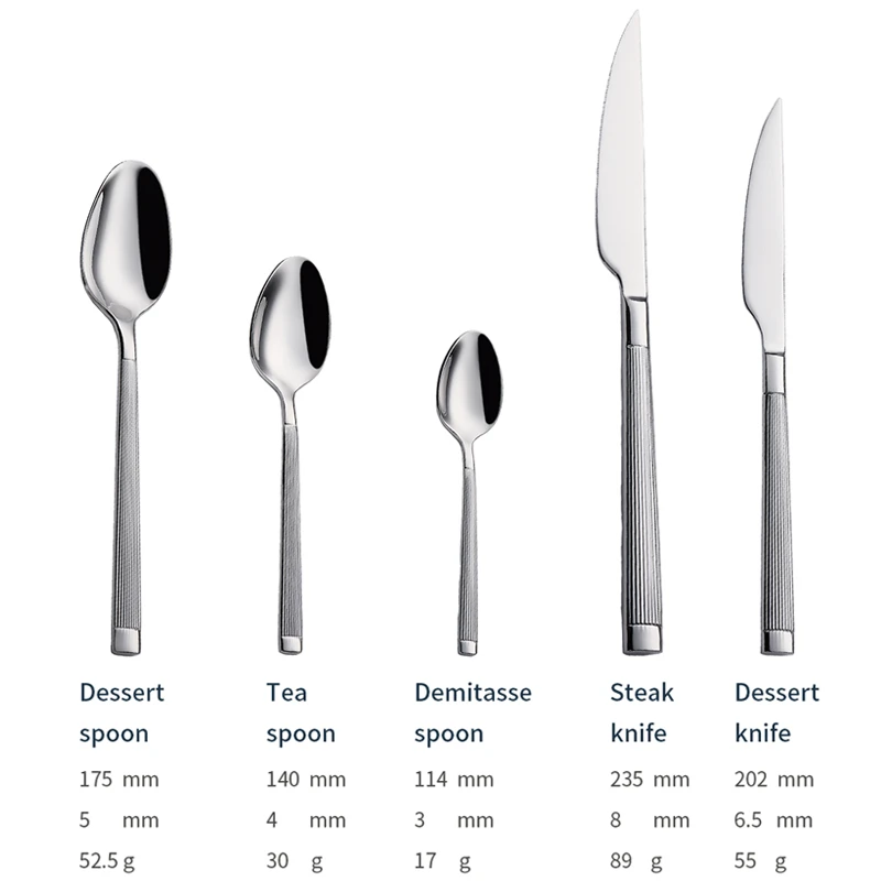 x040 modern paslanmaz çelik kaşık çatal bıçak toptan satın almak